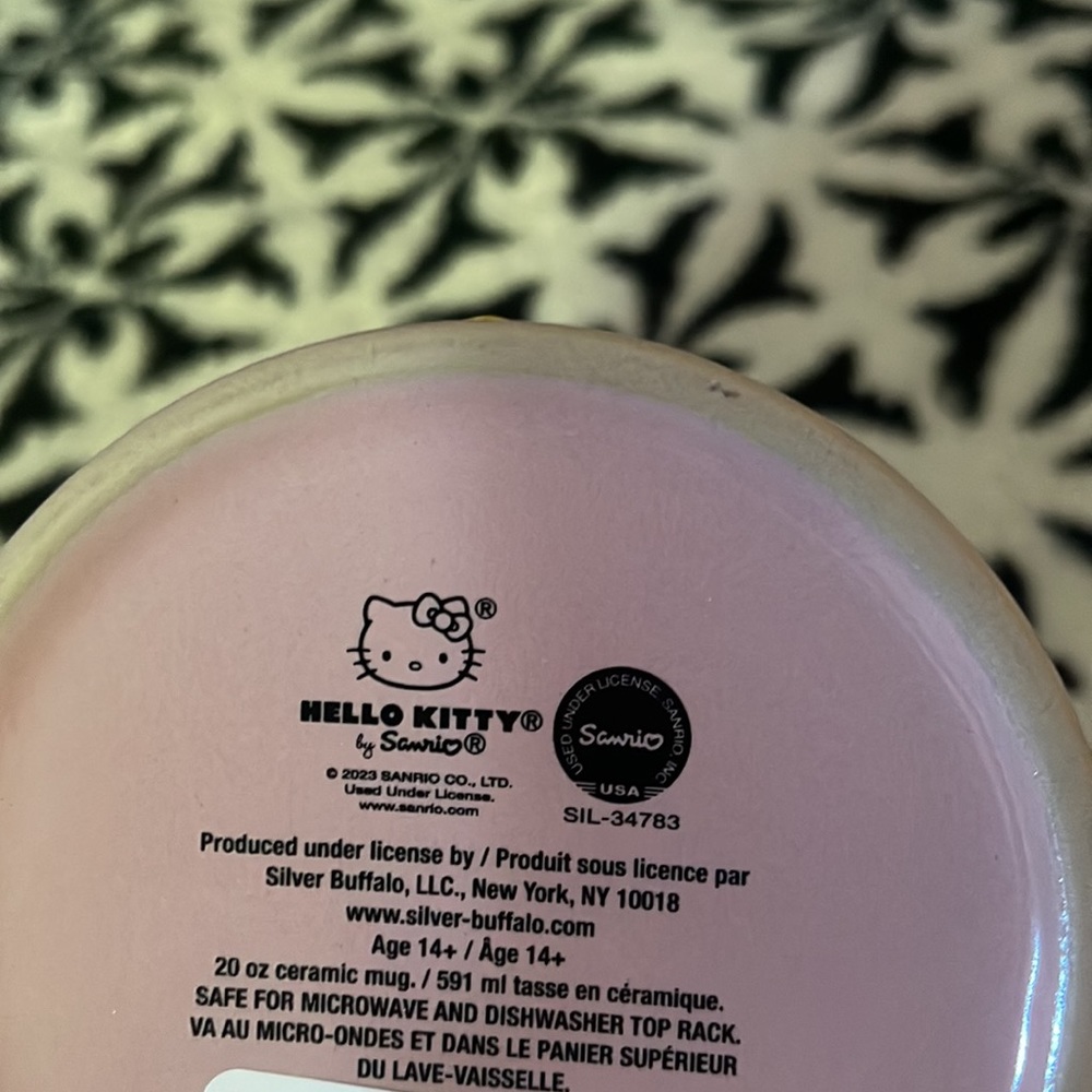 NEW HELLO KITTY Pastel Pink š©· Halloween Mug Skeleton - Picture 4 of 4